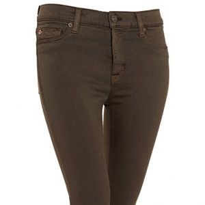 Hudson Women's Nico Midrise Super Skinny Crop Jean - 5-Pocket, 9" Rise, 26" Inseam, Stretch Denim With Ankle Crop
